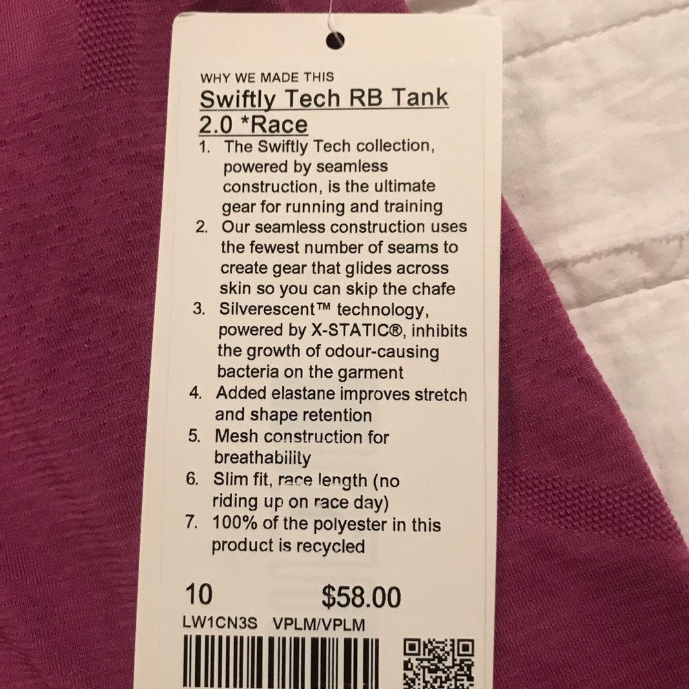 Lululemon swiftley tech